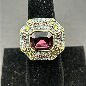 Heidi Daus Multicolor Gemstone Statement Ring